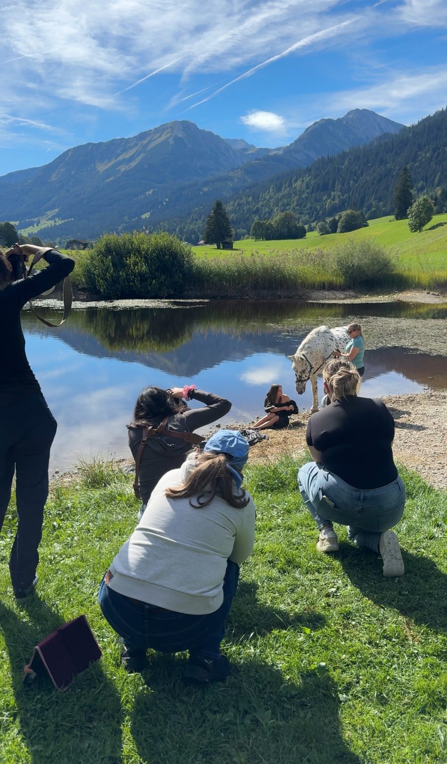 Einblick in den letzten Portfoliotag im Tannheimer Tal