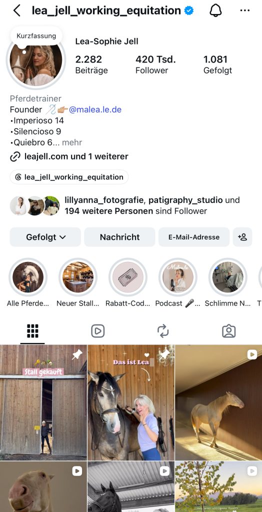Instagram Lea-Sophie Jell – Special Guest Model Fotografencamp 2027